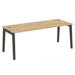 Стол рабочий руководителя ONIX WOOD OW.SRR-6.8 Тиквуд Светлый/Темный