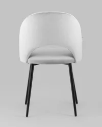 Стул Меган велюр Светло-серый