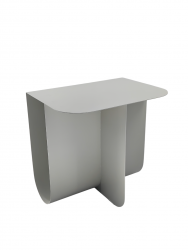 Журнальный столик Лауре металл светло-серый / Laure