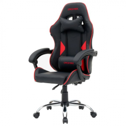 Кресло компьютерное CROMEX (КРОМЕКС) Joker GM-125 экокожа черное/красное