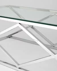 Стол журнальный ИНСИГНИЯ 120x60 Серебро Стол журнальный ИНСИГНИЯ 120x60 Серебро