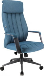 Кресло руководителя Еверпроф Шангхаи Ткань Синий / Everprof Shanghai