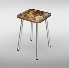 Табурет фп Ромашки Д006 КОМПЛЕКТ 2 шт.