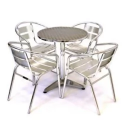 Комплект мебели LFT-3059/T3127-D60 Silver (4+1) LFT-3059/T3127-D60 Silver 4Pcs Комплект мебели LFT-3059/T3127-D60 Silver (4+1) LFT-3059/T3127-D60 Silver 4Pcs