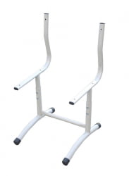 Стул ученический пластиковый на каркасе из круглой трубы рост 3-7 Серый