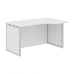 Стол письменный правый КСТЕН-КП КСКПCЕТ 149Х Р Белый Серый / XTEN-QP XQPCET 149H R