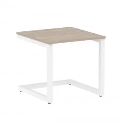 Журнальный стол ХОМЕ ОФФИCЕ ВР.СП-2-58.Г Дуб Аттик/Белый металл / HOME OFFICE VR.SP-2-58.G