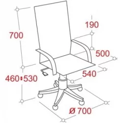 Кресло руководителя CS-630E 180667 Бежевое