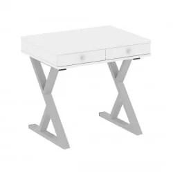 Стол письменный ХОМЕ ОФФИCЕ ВР.СП-1-79.М Белый Бриллиант/Серый металл / HOME OFFICE VR.SP-1-79.M