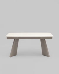 Стол обеденный Eliora 160-240*90 серая керамика