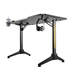 Стол для геймеров LUMI GMD03-1 c подсветкой Black