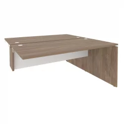 Стол-приставка двойной к опорным элементам ОНИКС О.Д.СПР-4.8 Дуб Аризона/Белый / ONIX O.D.SPR-4.8