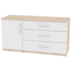 Комод Калисто(K48)699х1352х468ручкарейлинг160мм(ДСС-Белый)