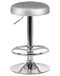 Табурет барный DOBRIN BRUNO (серебряный) 2 шт