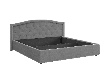 Кровать 1.8 Верона с подъем. механизмом ZP.KM1.8-01 крем (экокожа)