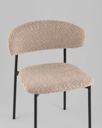 Стул Севйн букле кофейный / Sevyn