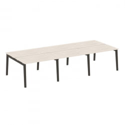 Рабочая станция Оникс Вуд OW.D.RS-6.2.7 Денвер Светлый/Дуб Темный/Металл Антрацит 3540*1475*750