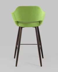 Стул барный Саймон Б велюр Травяной