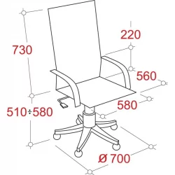 Кресло руководителя EChair-535 MPU 333535 Коричневое Кресло руководителя EChair-535 MPU 333535 Коричневое