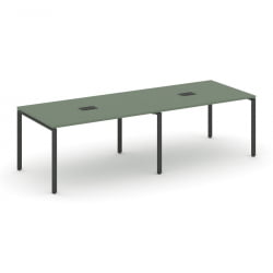 Стол переговорный (2 столешницы) CОНCЕПТ CН.ПРГ-023 Кобо Антрацит / CONCEPT CN.PRG-023