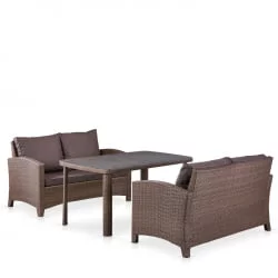 Комплект плетеной мебели T51A/S58A-W773 Brown Комплект плетеной мебели T51A/S58A-W773 Brown