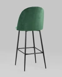 Стул барный Марсель Б велюр Зеленый