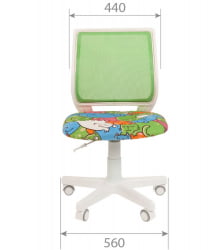Детский стул CHAIRMAN KIDS 112 white зоопарк/TW-34