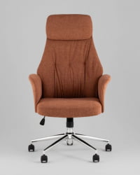 Кресло офисное TopChairs Neoma терракотовый ткань