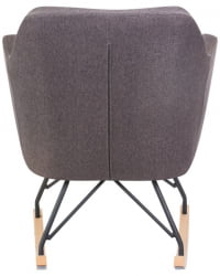 Набор 2 шт Кресло-качалка ДОБРИН КИАРА (серая ткань (ЛАР-106Д-26)) 2 шт / DOBRIN KIARA (LAR-106D-26))