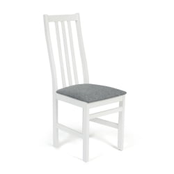 Стул SWEDEN Многослойная фанера, 41*40*99 см, white, ткань серая (16/1)