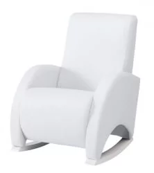 Кресло-качалка Micuna Wing/Confort white/white искусственная кожа