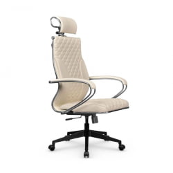 Кресло руководителя Metta L 2c 44C/K116 Infinity Easy Clean (MPES) Комплект 6 Молочное