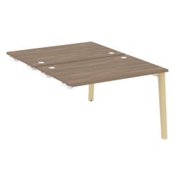 Стол-приставка двойной к опорным элементам ОНИКС ВООД ОВ.Д.СПР-2.8 Дуб Аризона/Светлый / ONIX WOOD OW.D.SPR-2.8