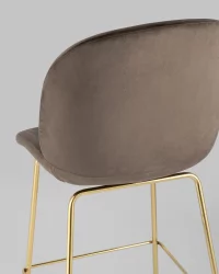 Стул барный Беетле голд Коричневый / Beetle gold