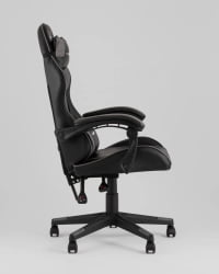 Кресло спортивное TopChairs Shadow черно-серый