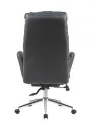 Кресло руководителя ТопЧаирс Солид с оттоманкой серый / TopChairs Solid