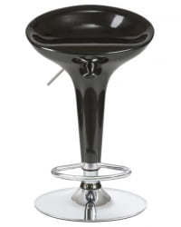 Стул барный ДОБРИН БОМБА (черный) 2 шт / DOBRIN BOMBA