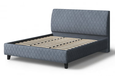 Кровать Хилтон, 2000 * 1200 мм, серый