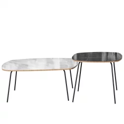 Стол журнальный Тип 2 низкий Статуарио Белый