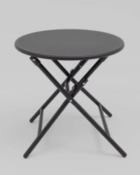 Комплект складной мебели для сада Солей темно-серый / Soley