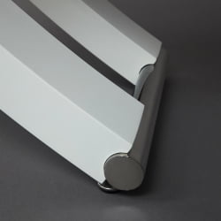 Стол ARNO (mod.EDT-H016) мдф high gloss, закаленное стекло, металл, 120х80х75см, Белый (White)