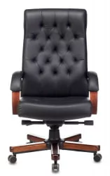 Кресло руководителя Бюрократ T-9928WALNUT/BLACK