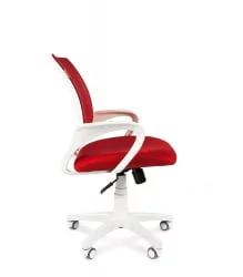 Кресло оператора Chairman 696 white TW-19 Красный