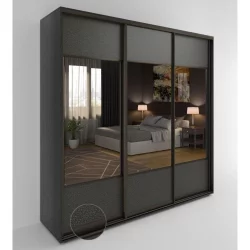 Шкаф-купе 3-х дверный Акцент-Дуэт КЛ 1500х600 Венге