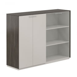 Шкаф средний двойной Atlas NZ-0315+NZ-0325.BT.GS.GL Бренсон Трюфель Серый камень Шкаф средний двойной Atlas NZ-0315+NZ-0325.BT.GS.GL Бренсон Трюфель Серый камень