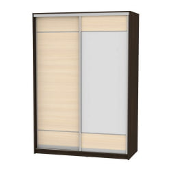 Шкаф-купе B-230х160х60-2(Венге-ДМ-D7D8)