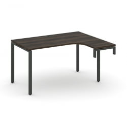 Стол-надставка на опорную тумбу (правый) CONCEPT CN.OSAN-001(R) Дуб Мали Антрацит