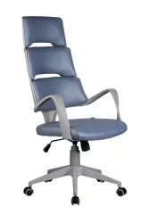 Кресло оператора Riva Chair SAKURA (серый пластик) Альпийское озеро