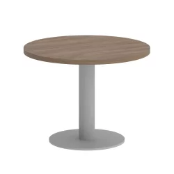 Стол журнальный круглый HOME OFFICE VR.SP-5-60.1G Дуб Аризона/Серый металл