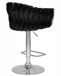 Стул барный DOBRIN MARCEL Черный велюр MJ9-101